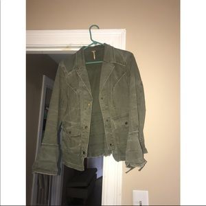 Ruffle Back Free People Blazer